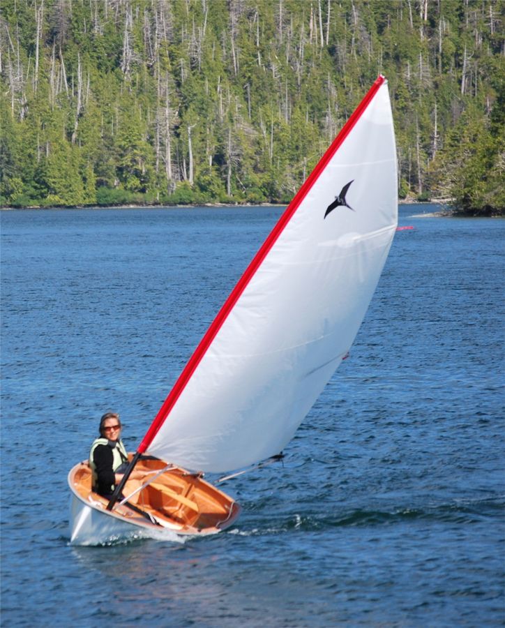 The PT 11 nesting dinghy has excellent sailing performance