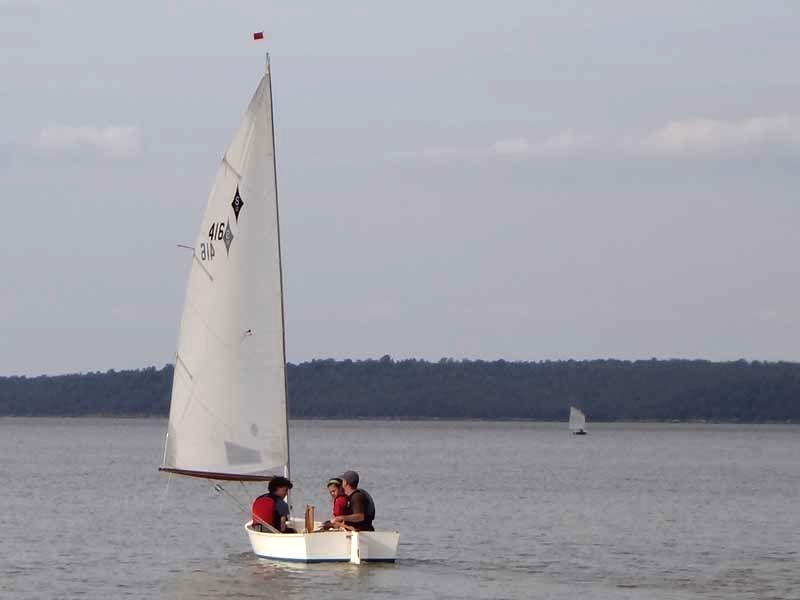 The Spindrift sailing dinghy